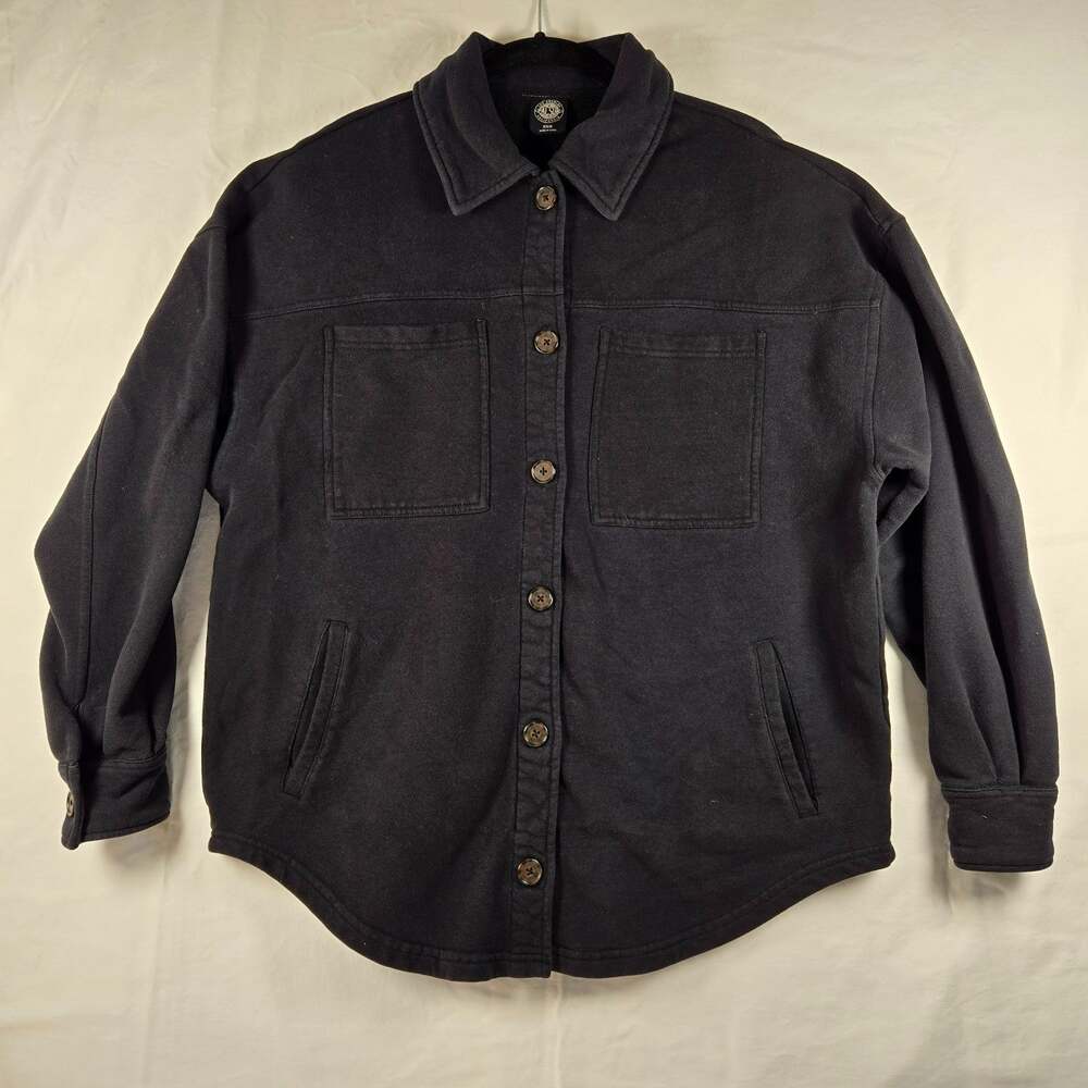 Pacsun Jacket Shacket Women's XS/S Stonewashed Black Skater Grunge Indie